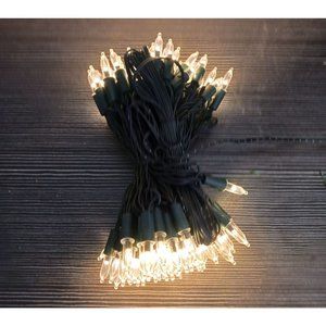 Mini Lights 8 Modes Indoor Outdoor Decor Warm White 100 lights NEW